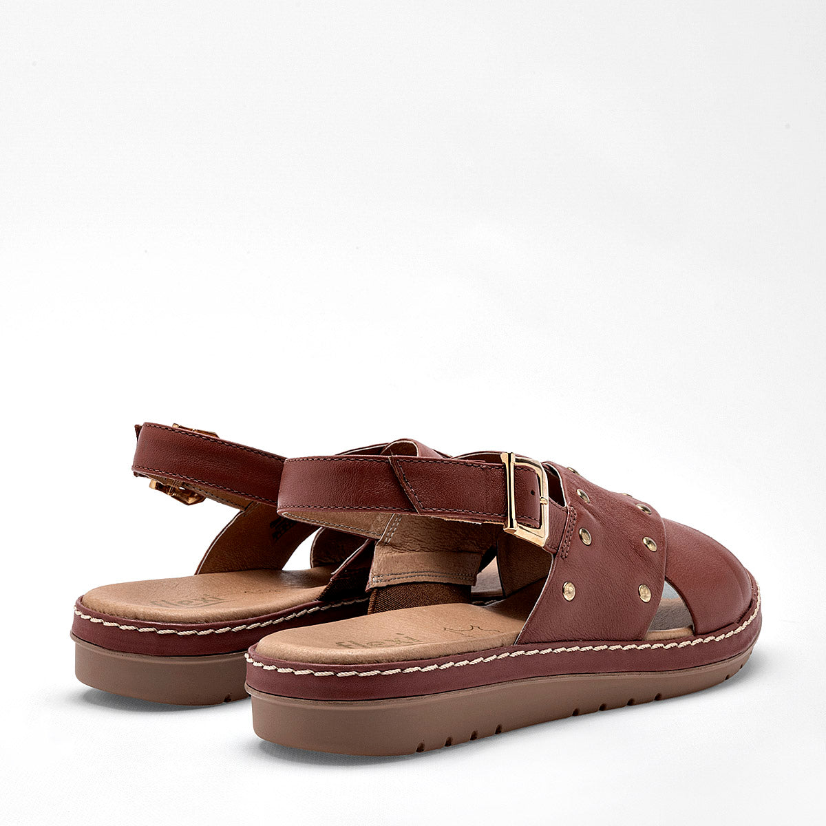 Sandalia de piel Flexi para Mujer