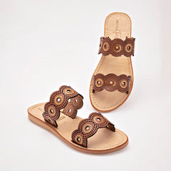 Sandalia Mora Tierra para mujer