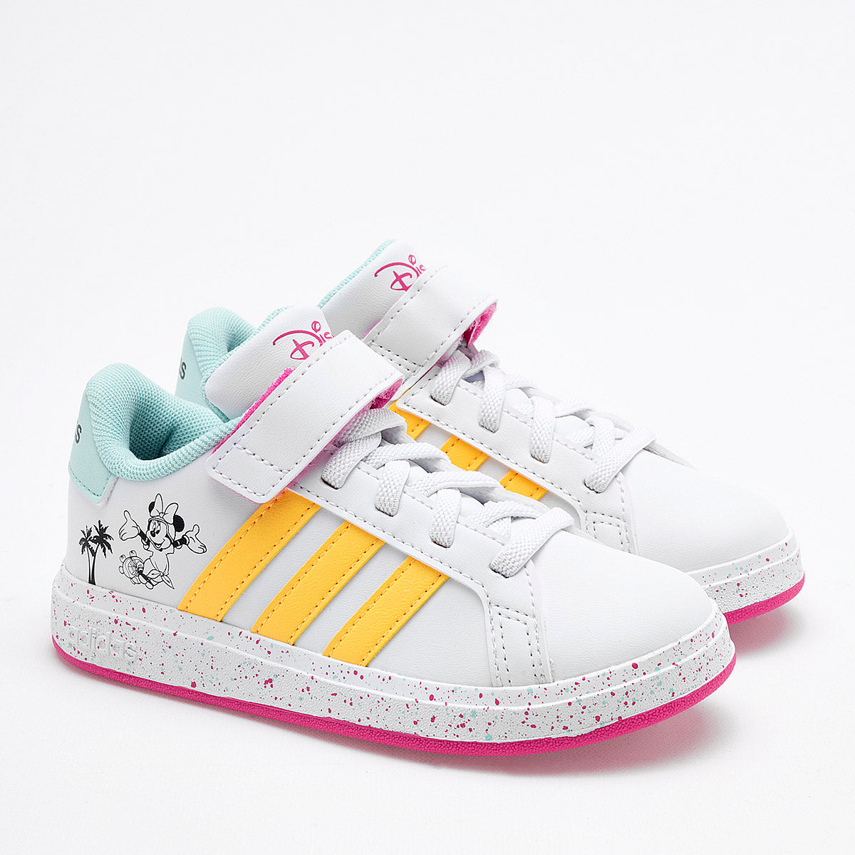 Tenis Grand Court Minnie EL K Adidas para Niña