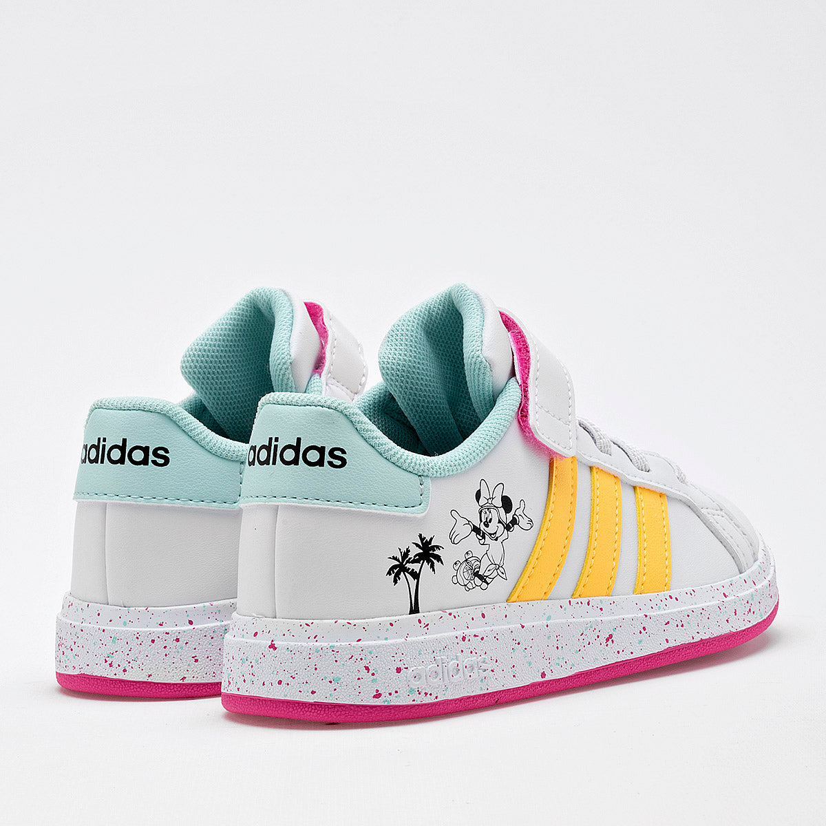 Tenis Grand Court Minnie EL K Adidas para Niña