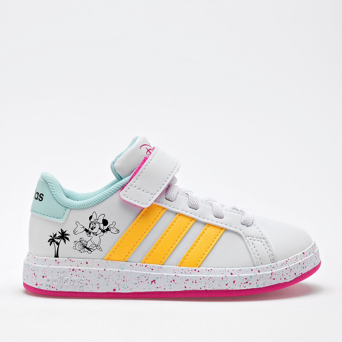 Tenis Grand Court Minnie EL K Adidas para Niña