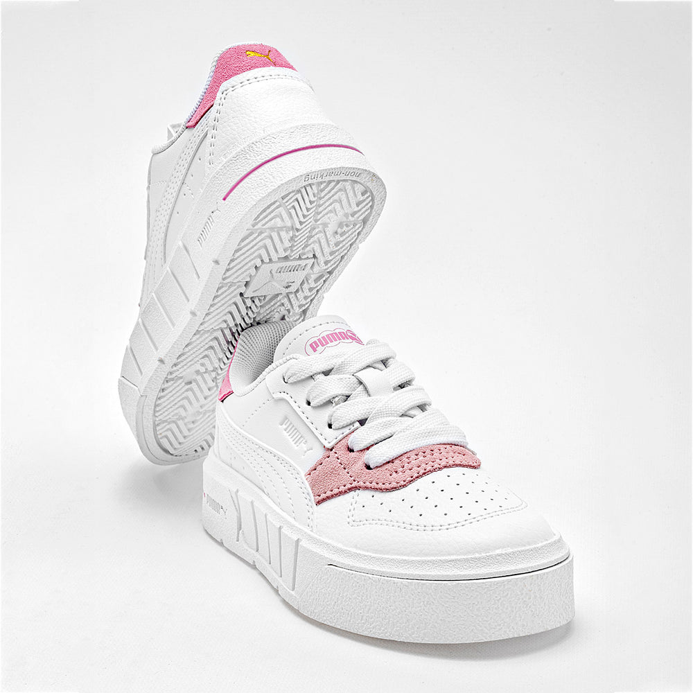 Tenis urbanos para niña marca Puma Blanco