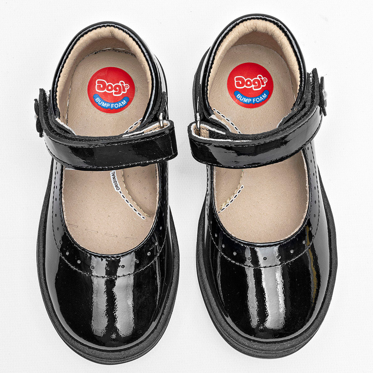 Zapato casual de piel para Preescolar niña Dogi