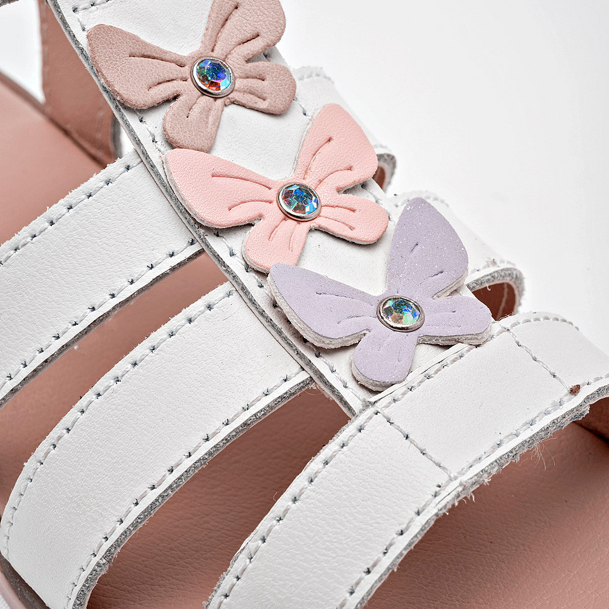 Sandalia de piel para Niña Danielitos Shoes