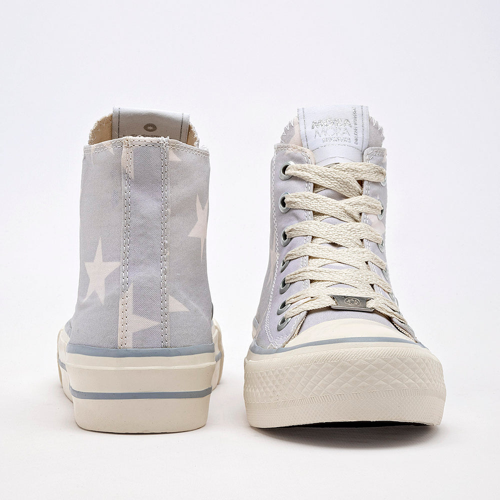 Pakar.com | Moramora Tenis urbano para mujer  color azul con estrellas blancas | Tienda online