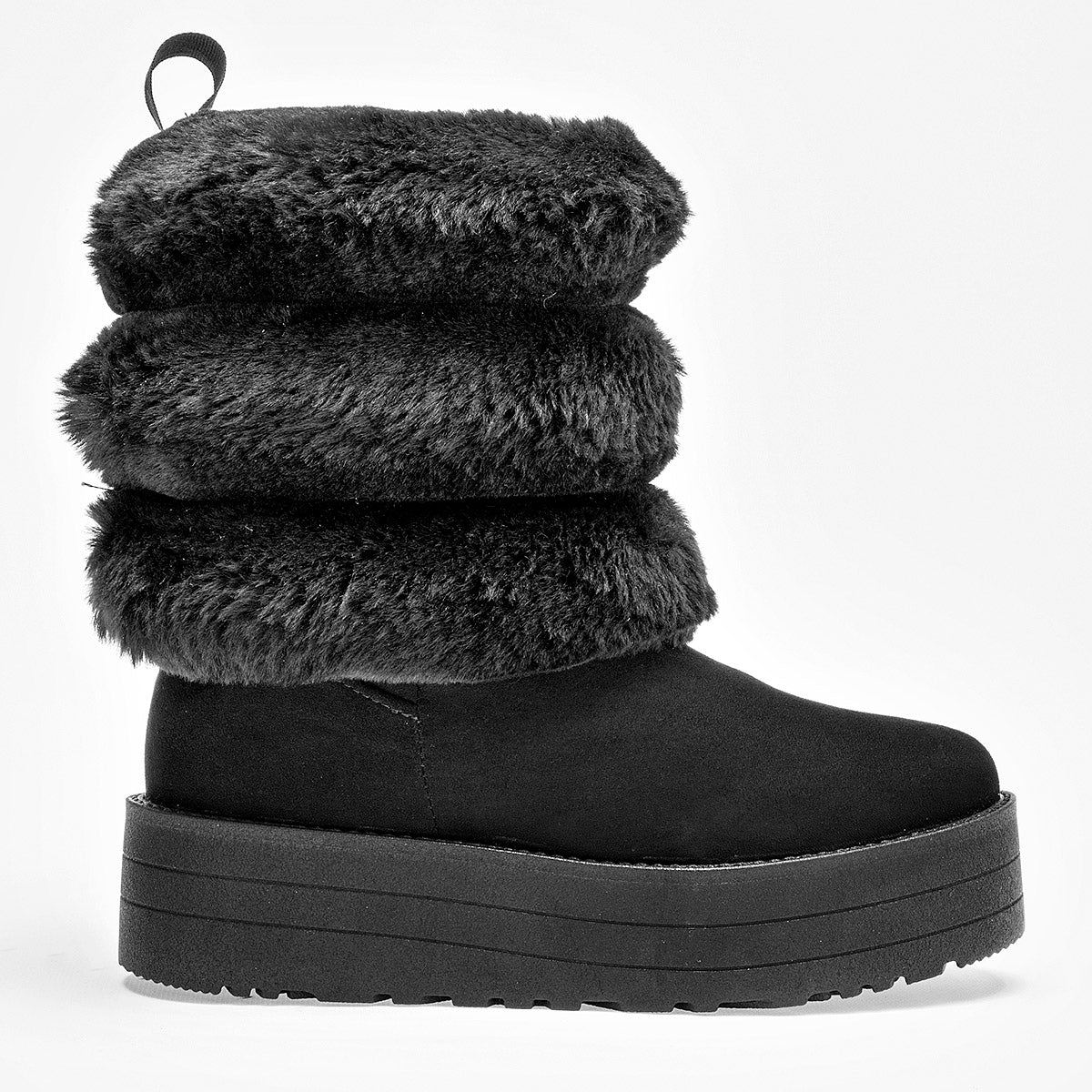 Bota invernal para Mujer Rojo Cereza