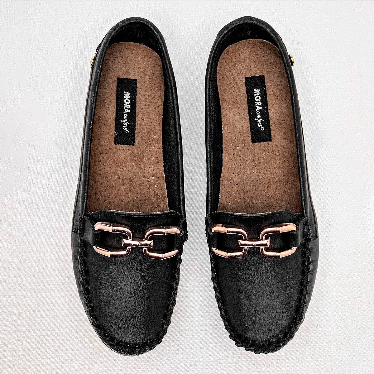 Zapato casual de piel para Mujer Mora Confort