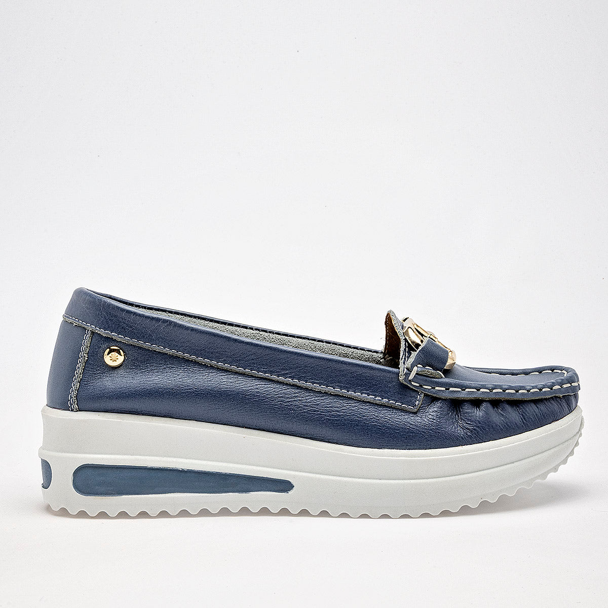 Mocasín de piel para Mujer Mora Confort