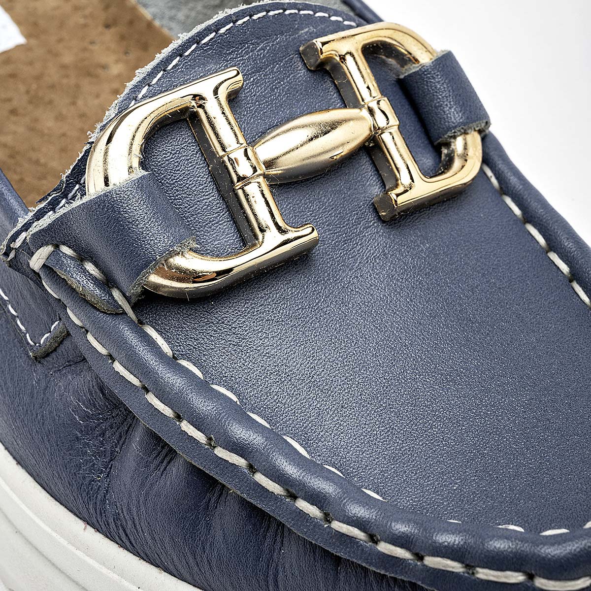 Mocasín de piel para Mujer Mora Confort