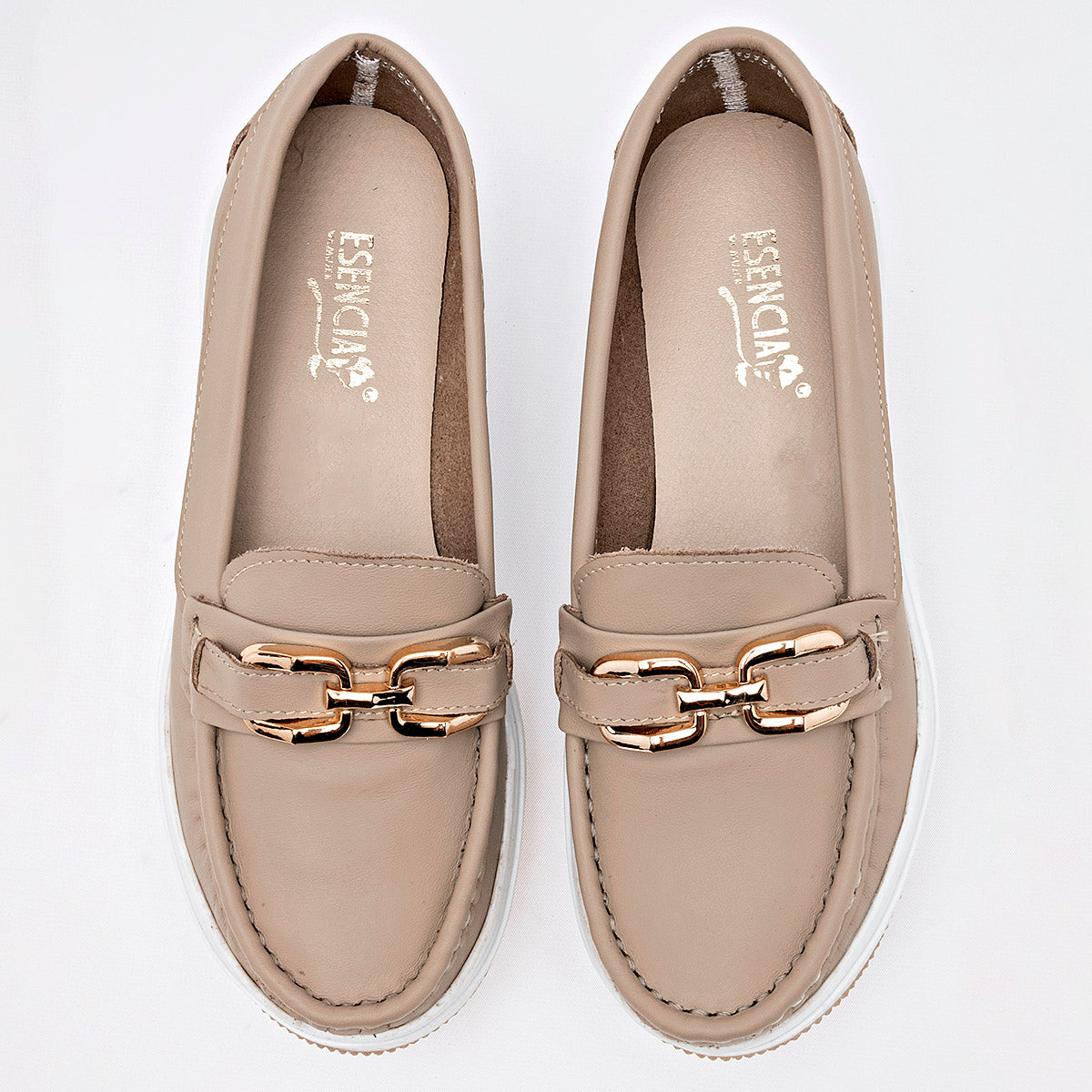 Zapato Mocasín de piel para Mujer Emanuel Romero