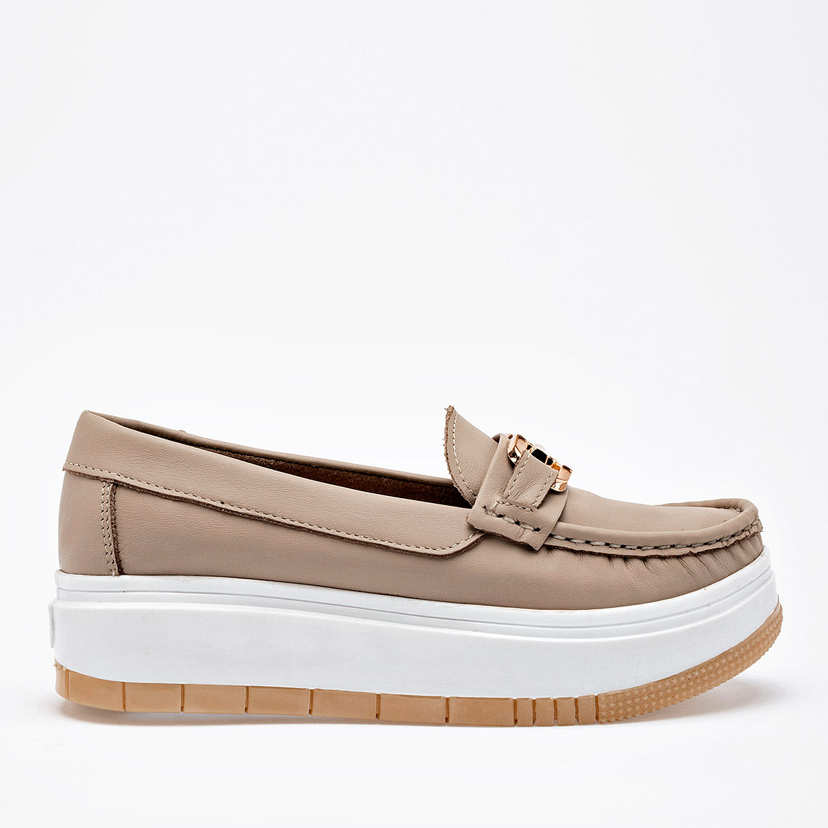 Zapato Mocasín de piel para Mujer Emanuel Romero