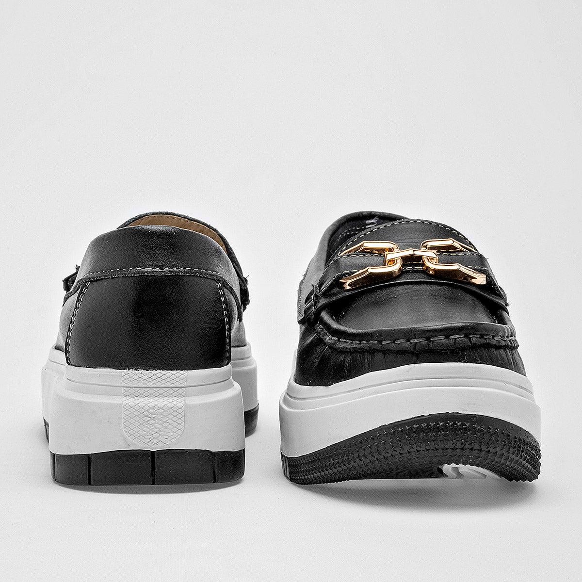 Zapato Mocasín de piel para Mujer Emanuel Romero