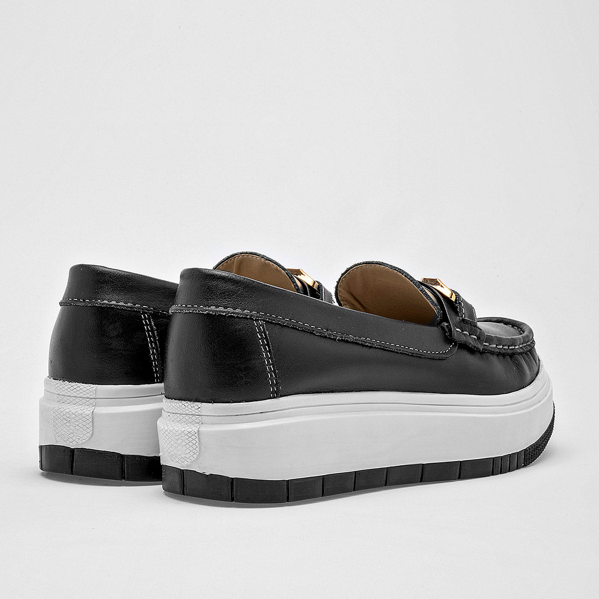 Zapato Mocasín de piel para Mujer Emanuel Romero
