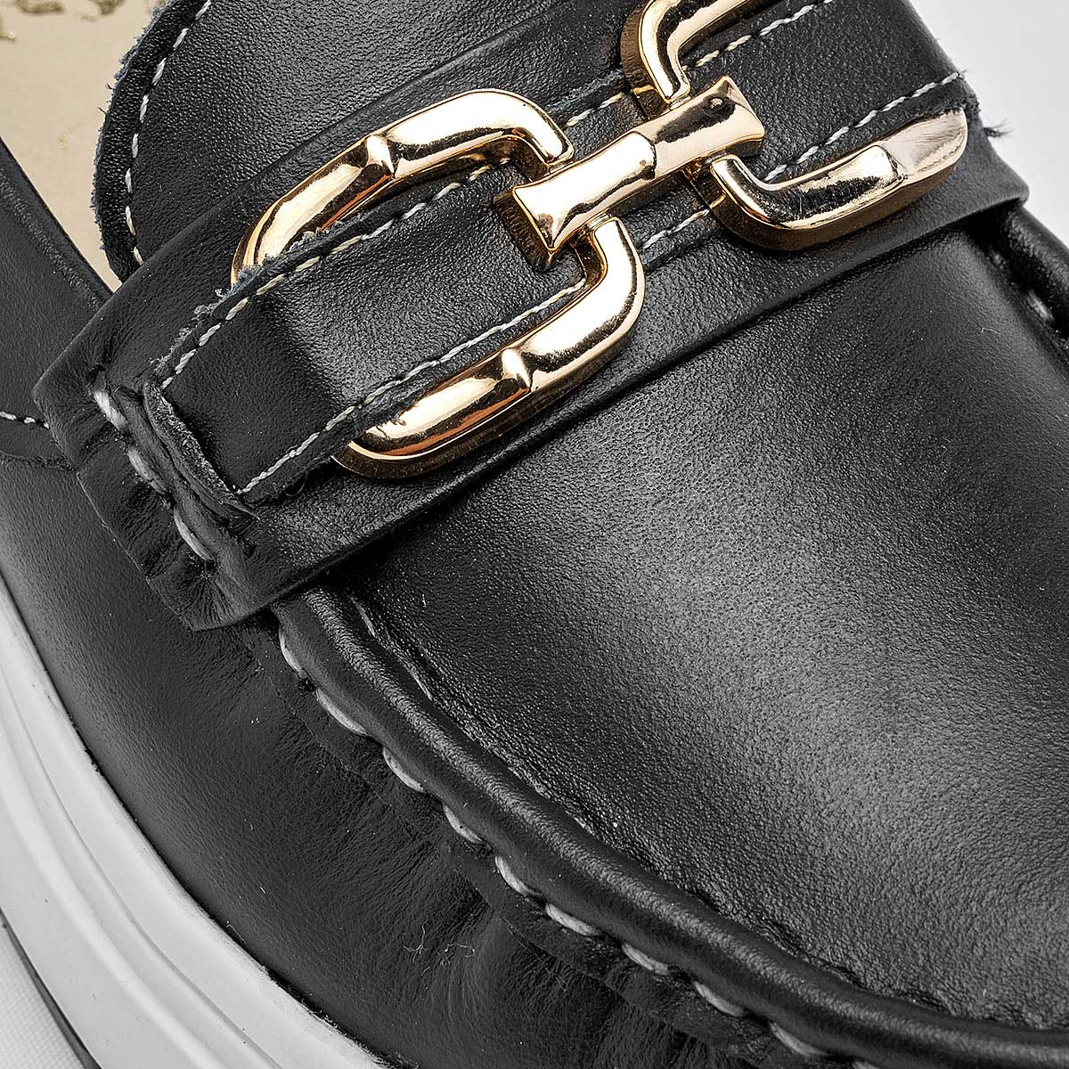 Zapato Mocasín de piel para Mujer Emanuel Romero