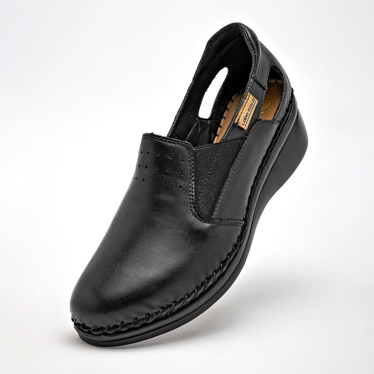 Lobo Solo Zapato de horma cómoda para mujer