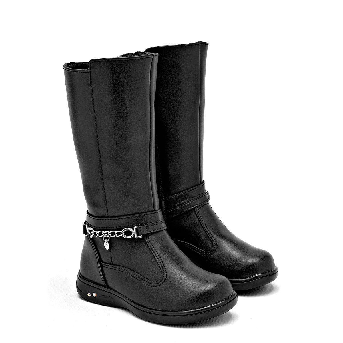 Bota para niña color negro Yuyin   |  Pakar.com