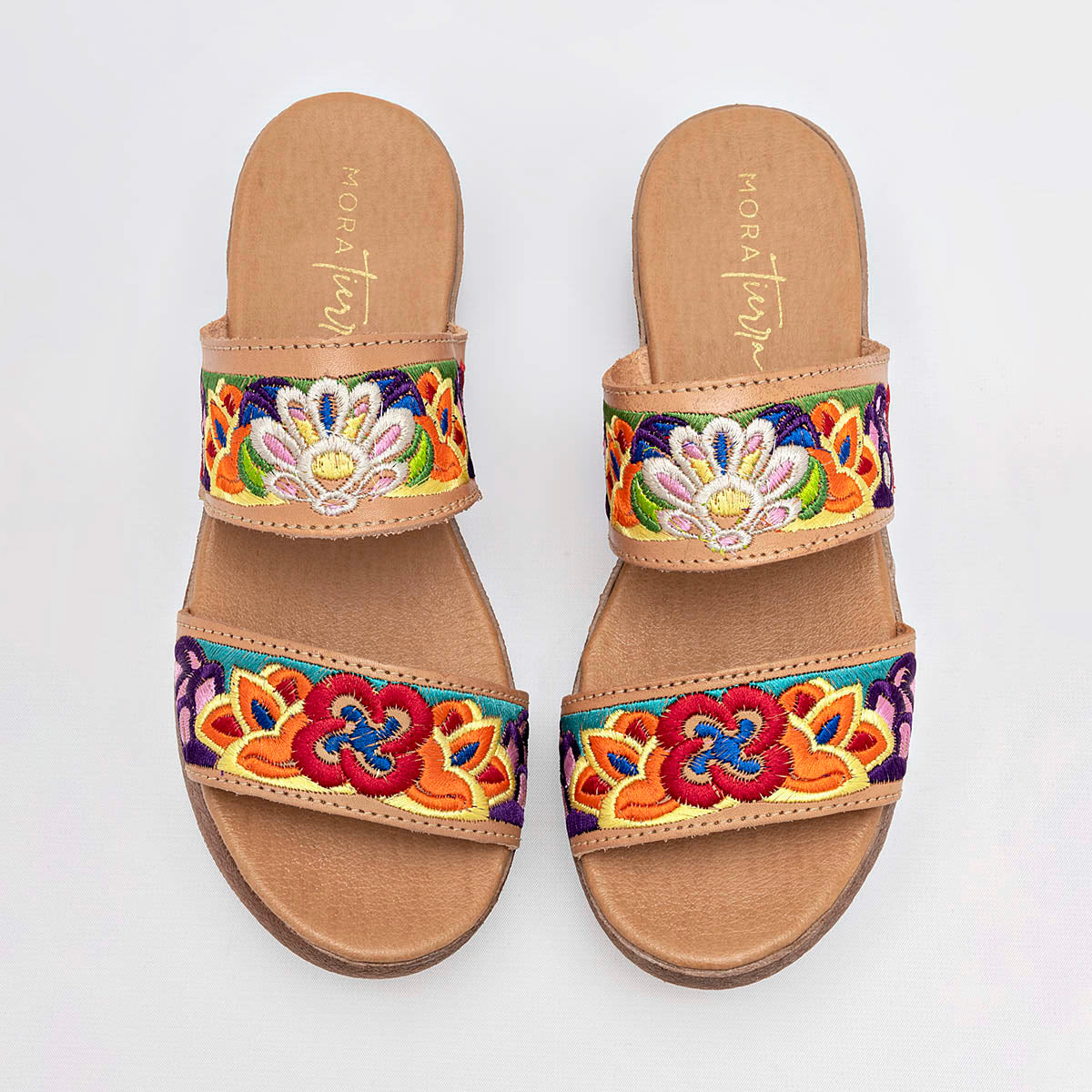 Sandalia de piel para Mujer Mora Tierra