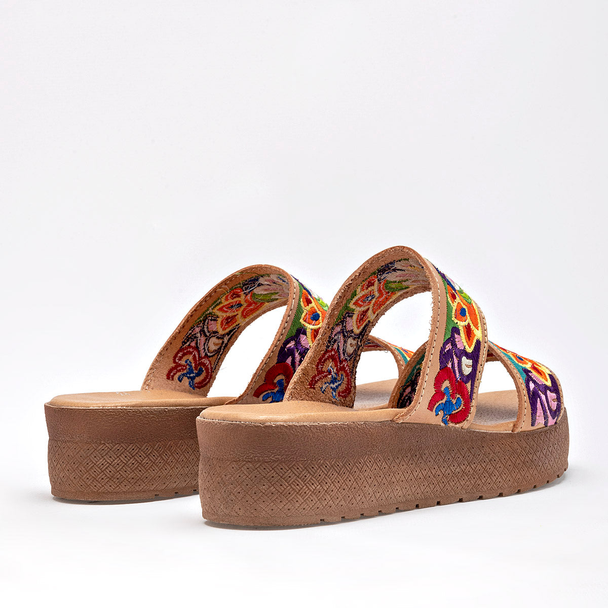 Sandalia de piel para Mujer Mora Tierra