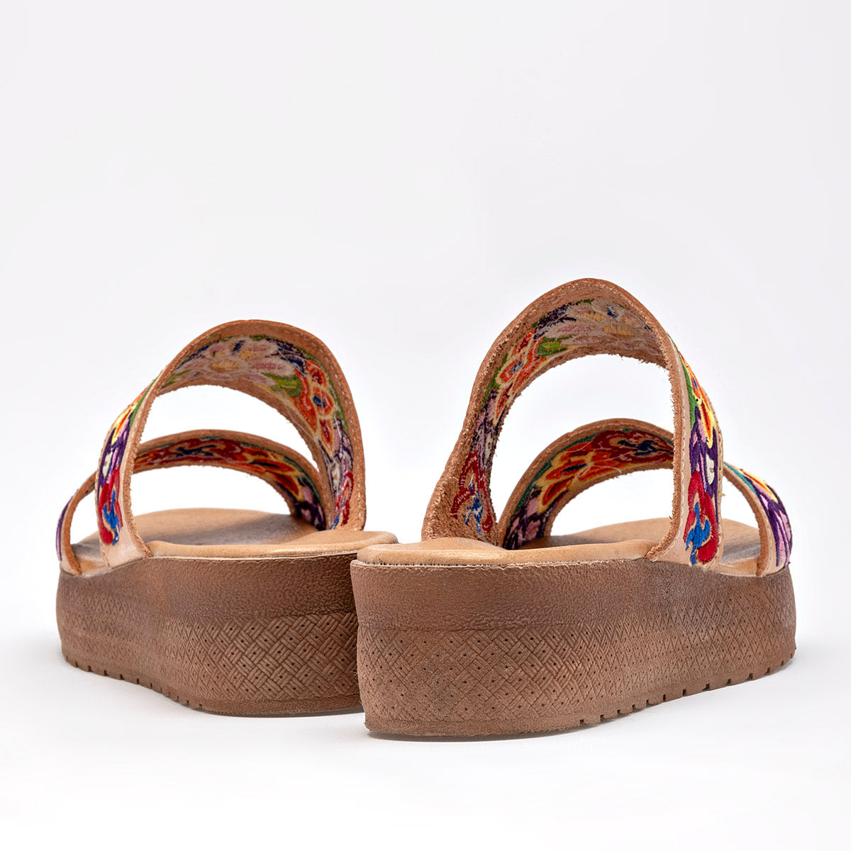 Sandalia de piel para Mujer Mora Tierra