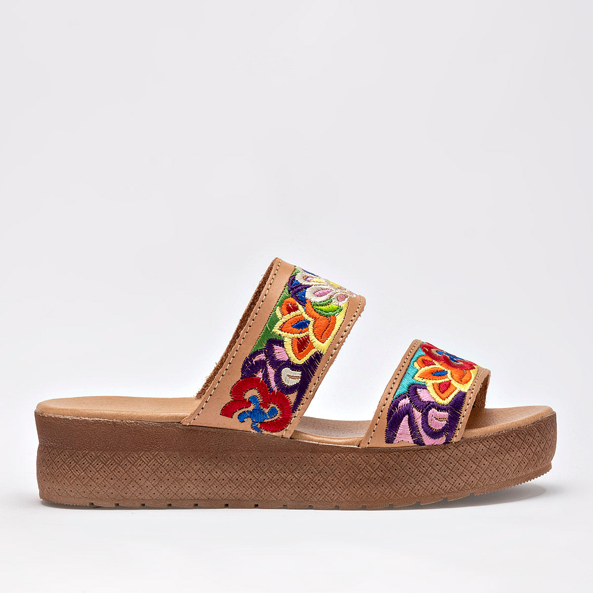 Sandalia de piel para Mujer Mora Tierra