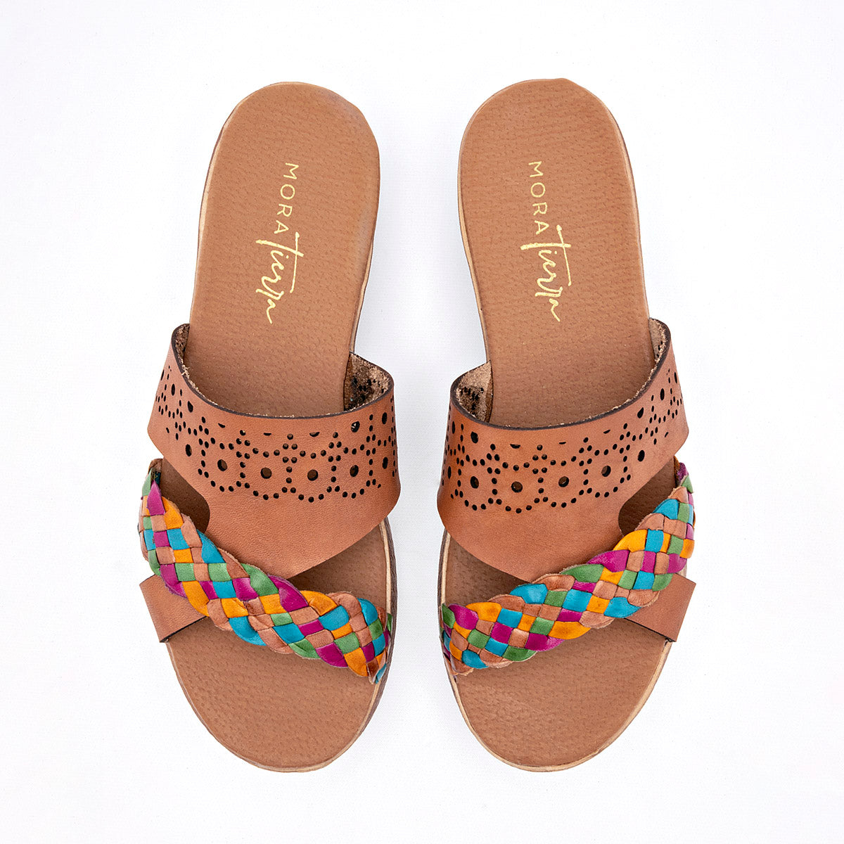 Sandalia de piel para Mujer Mora Tierra