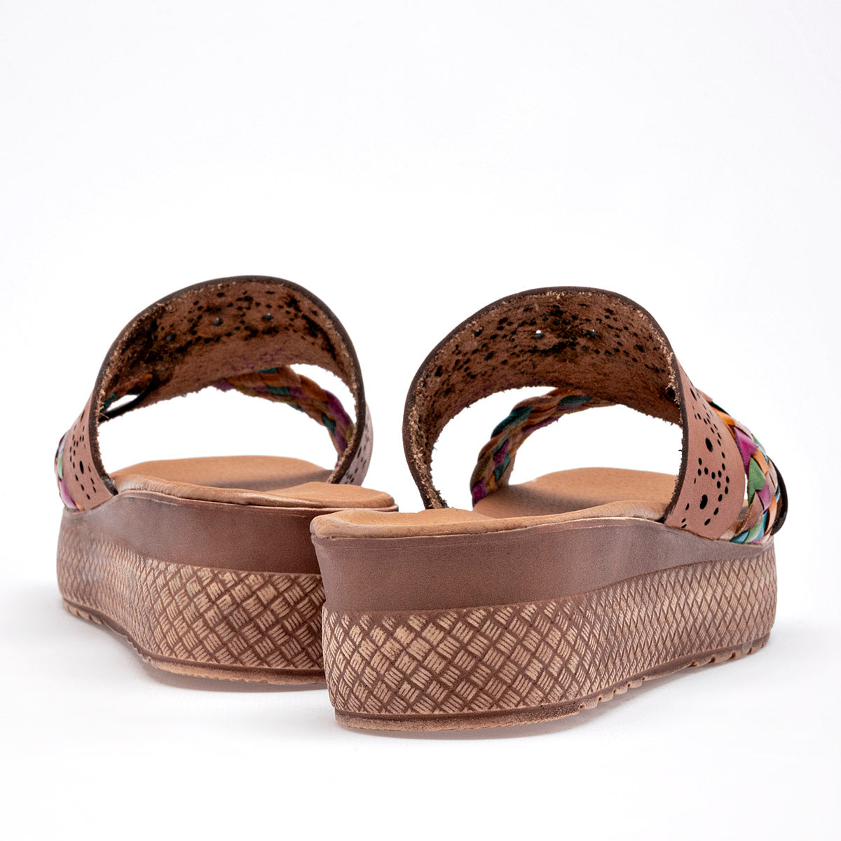 Sandalia de piel para Mujer Mora Tierra