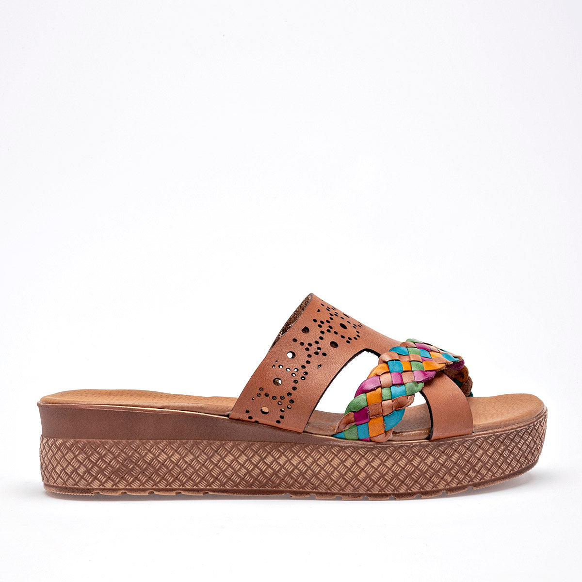 Sandalia de piel para Mujer Mora Tierra