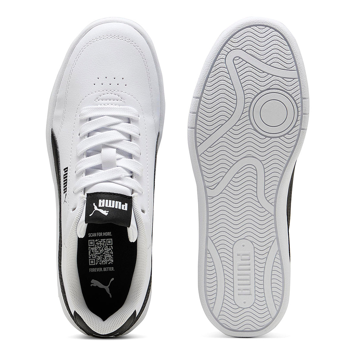 Tenis Court Classic Clean Jr Puma para Joven