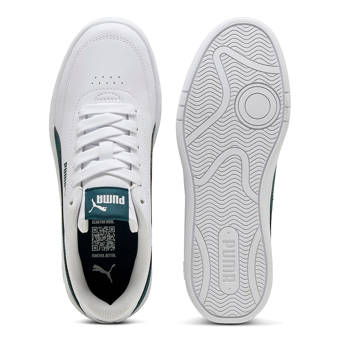 Tenis Court Classic Clean Jr Puma para Mujer