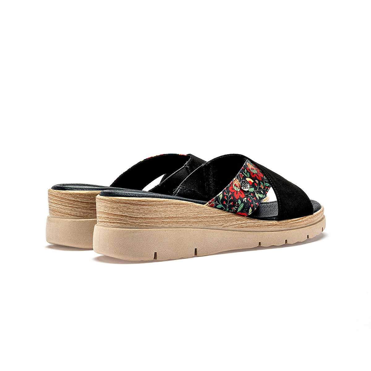 Sandalia con cuña Mora Tierra para Mujer