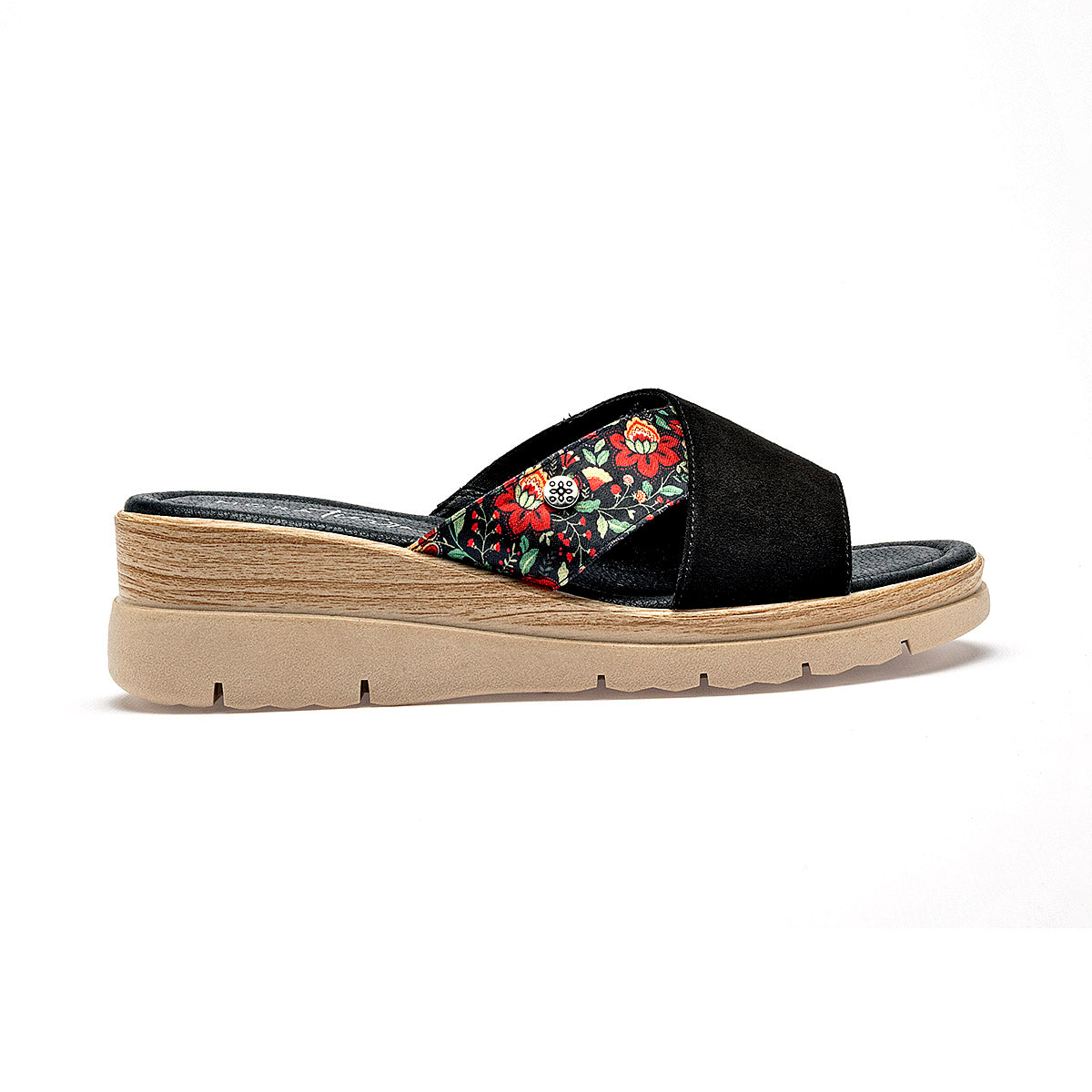 Sandalia con cuña Mora Tierra para Mujer