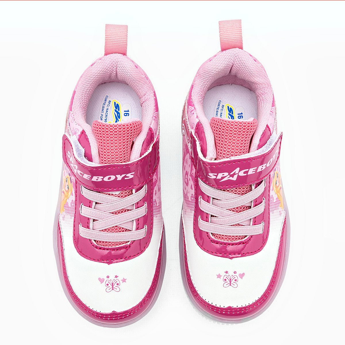 Tenis con luces Space Boys para Preescolar Niña