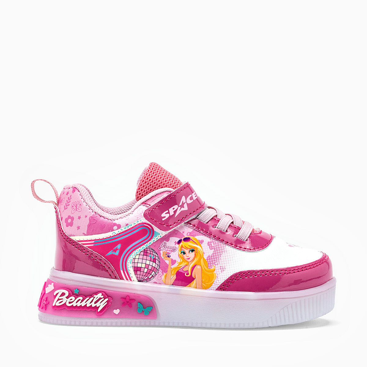 Tenis con luces Space Boys para Preescolar Niña