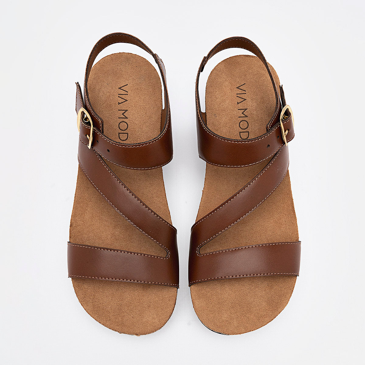Sandalia con cuña Via Moda para Mujer