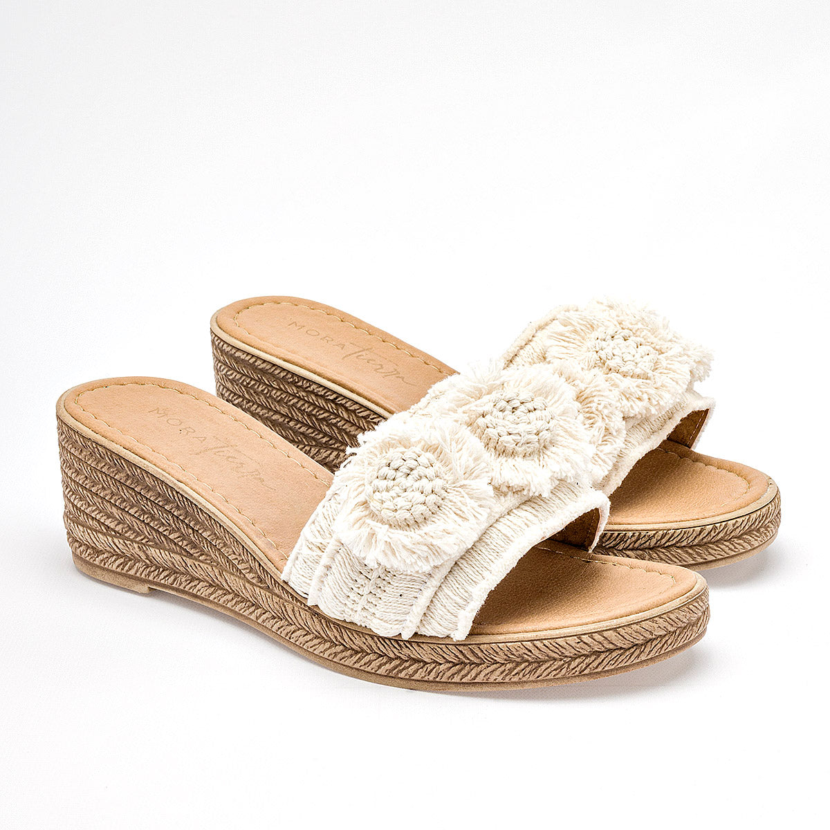 Sandalia con cuña Mora Tierra para Mujer