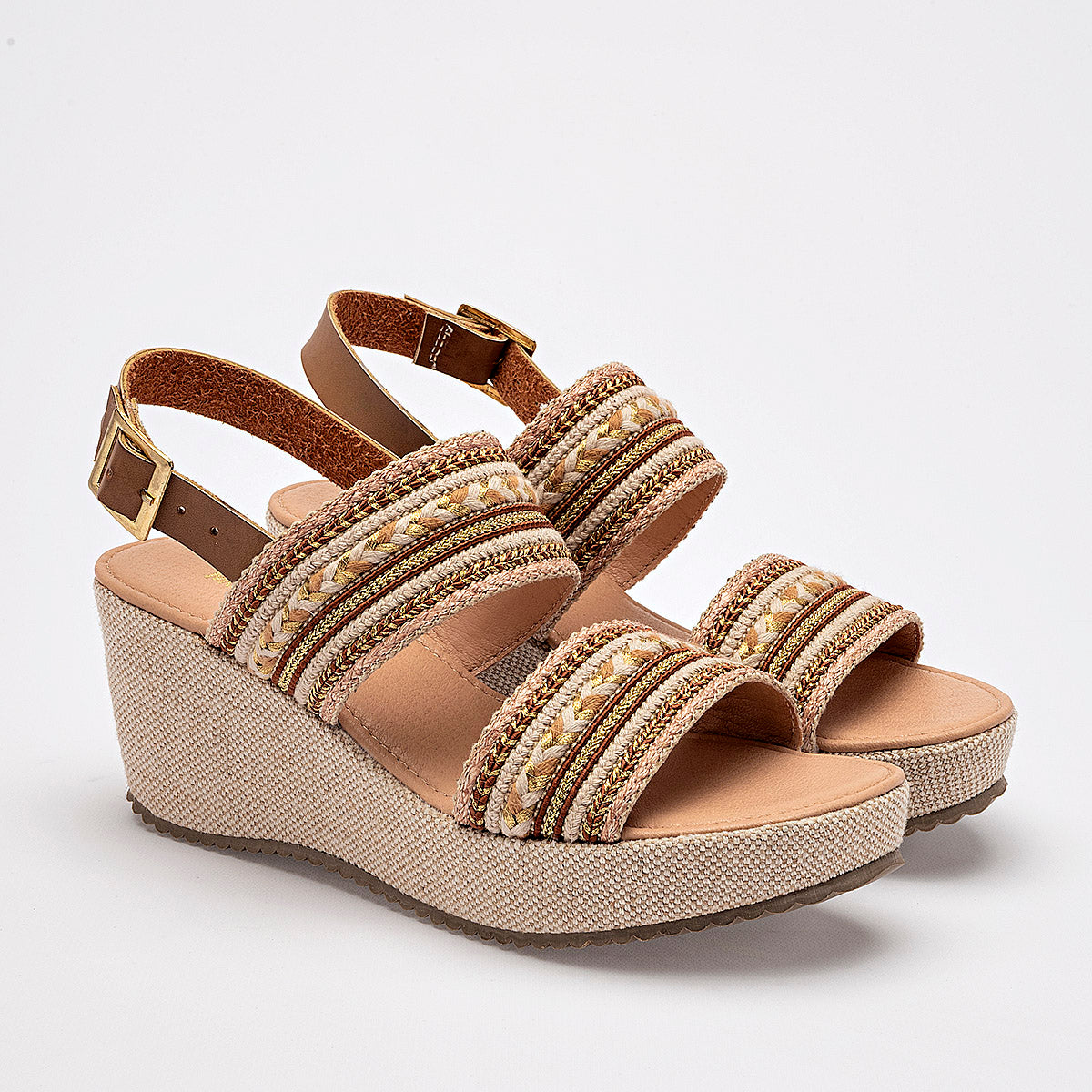 Sandalia con cuña Moramora para Mujer