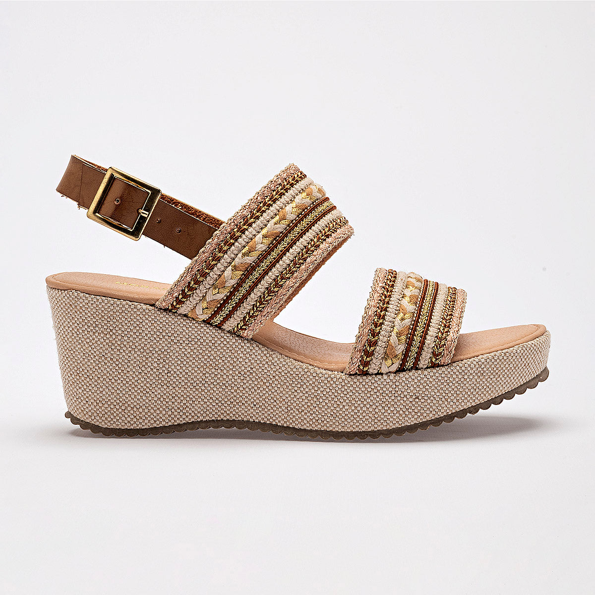 Sandalia con cuña Moramora para Mujer