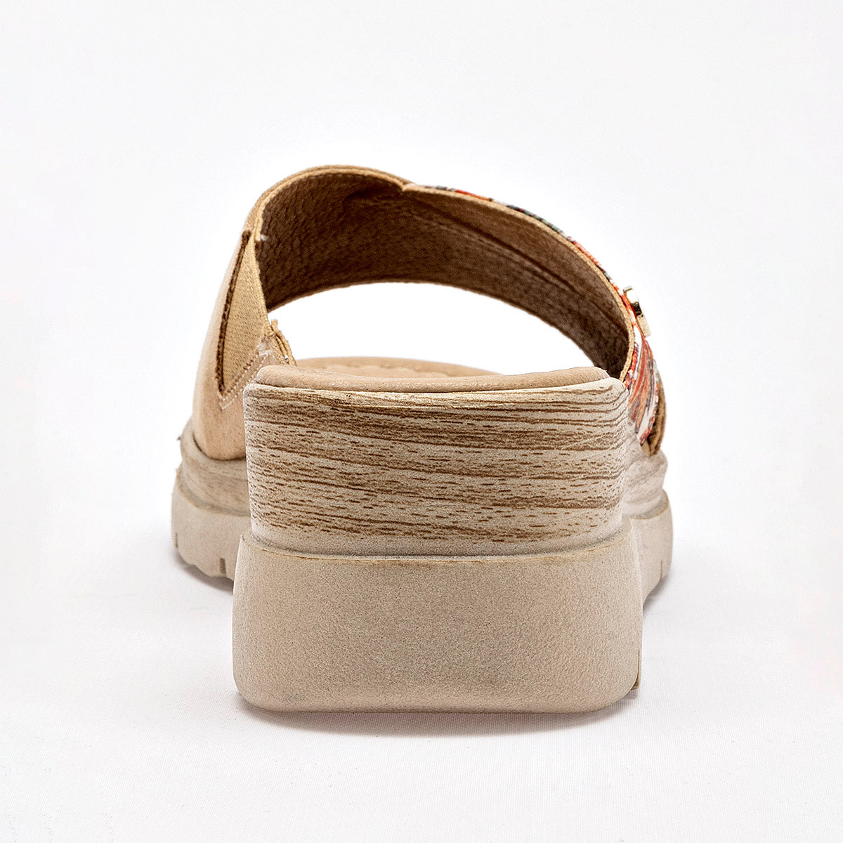 Sandalia con cuña Mora Tierra para Mujer