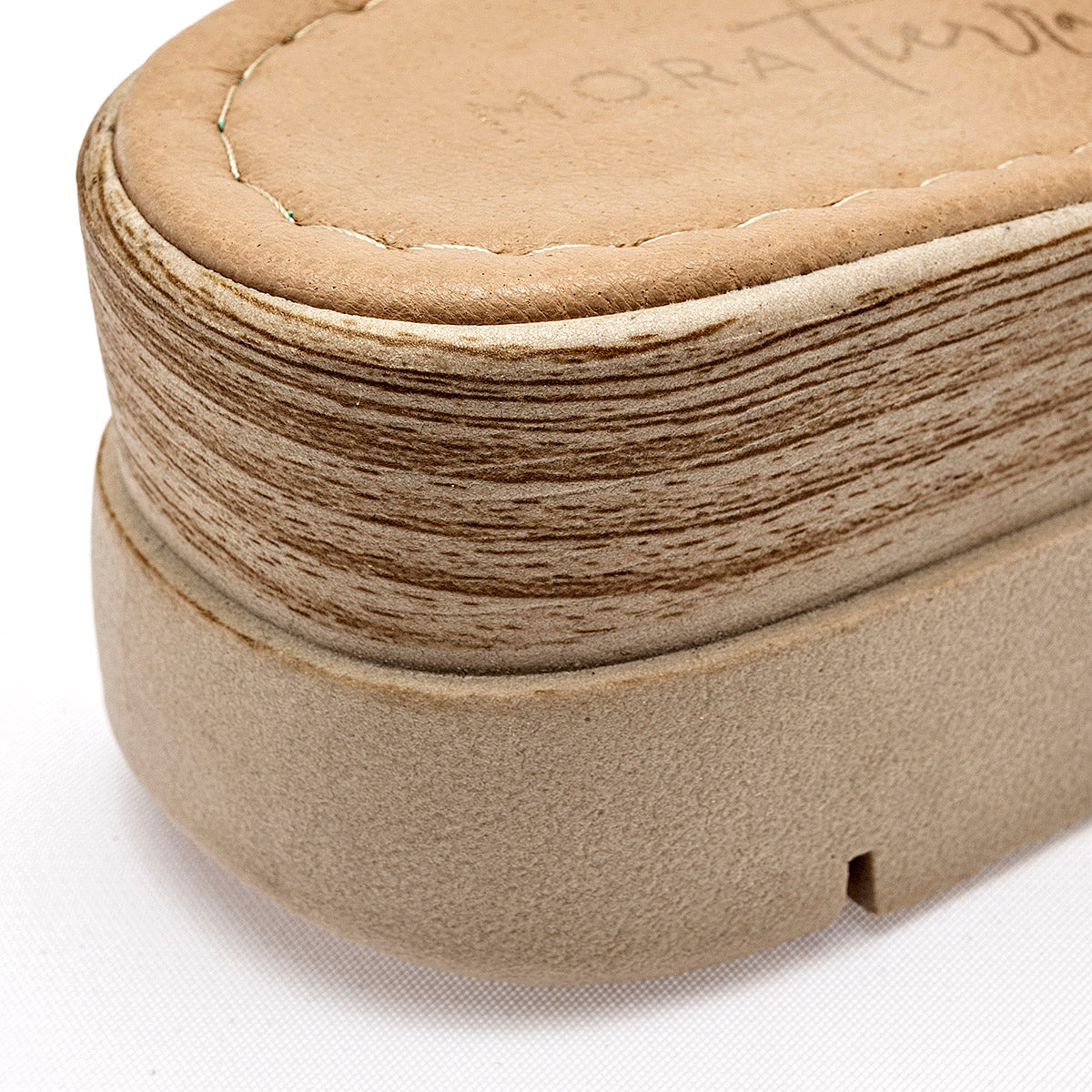 Sandalia con cuña Mora Tierra para Mujer