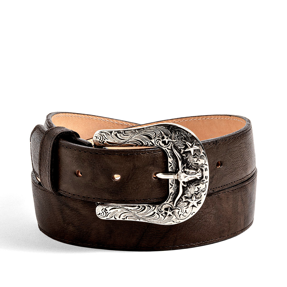Cinturón de piel Paladin para Hombre
