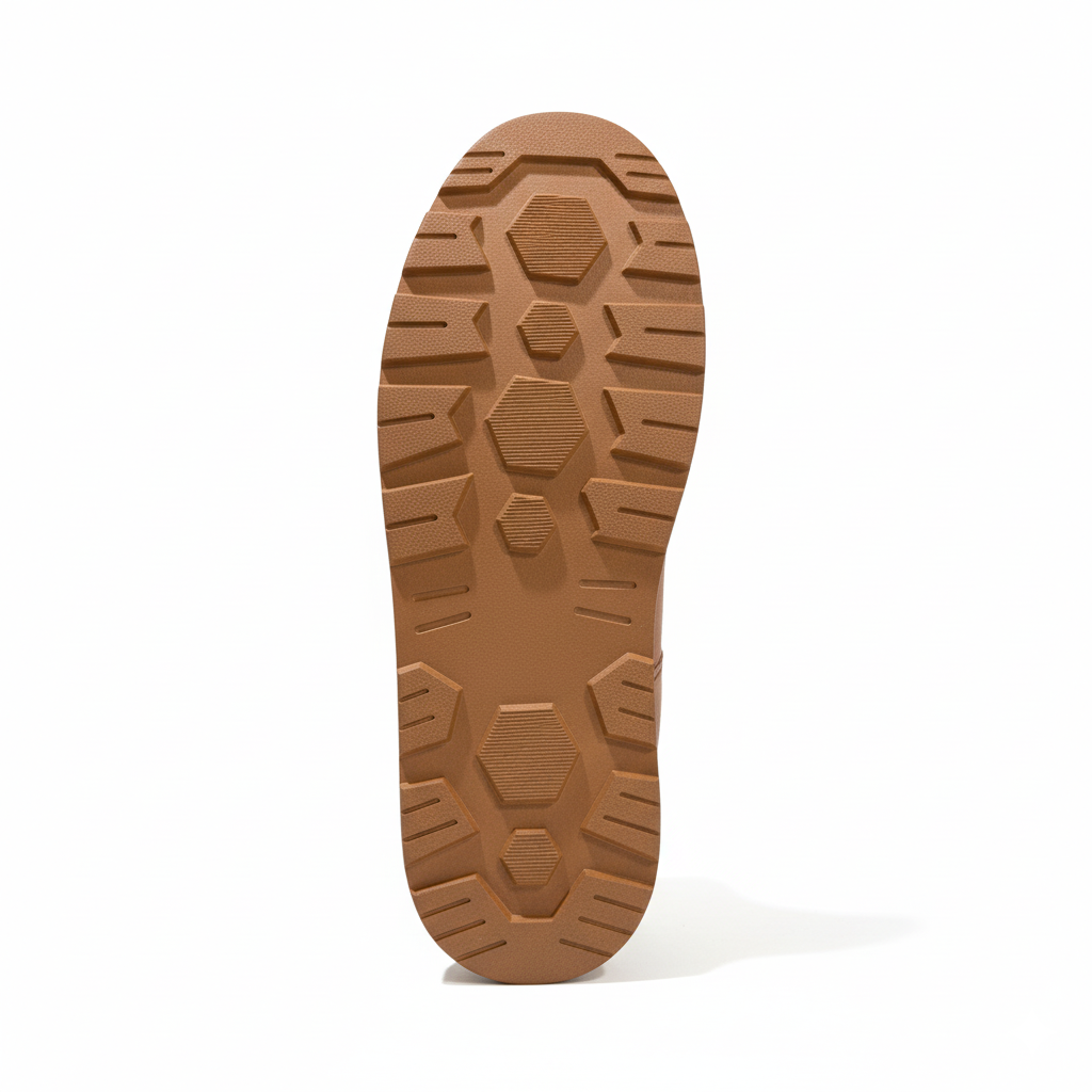 Zueco de plataforma con bordado marca dkch  color camel para mujer