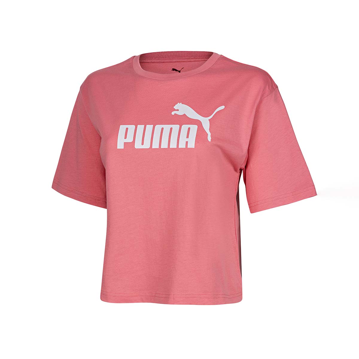 Puma Ess Cropped No. 1 Logo Relaxed Tee Playera para mujer