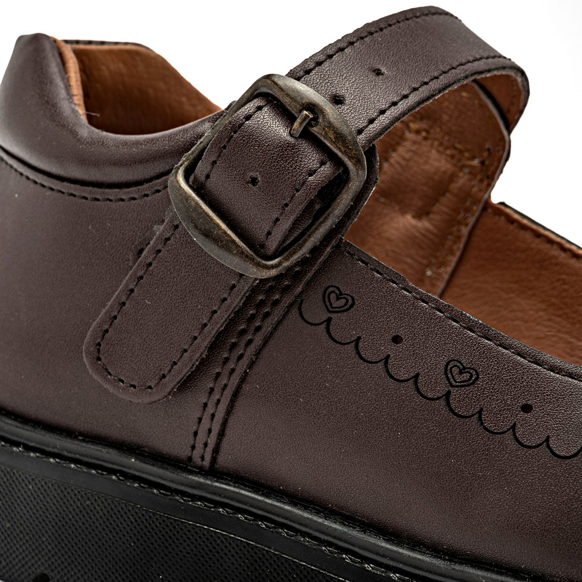 Zapato escolar de piel Yondeer para Niña