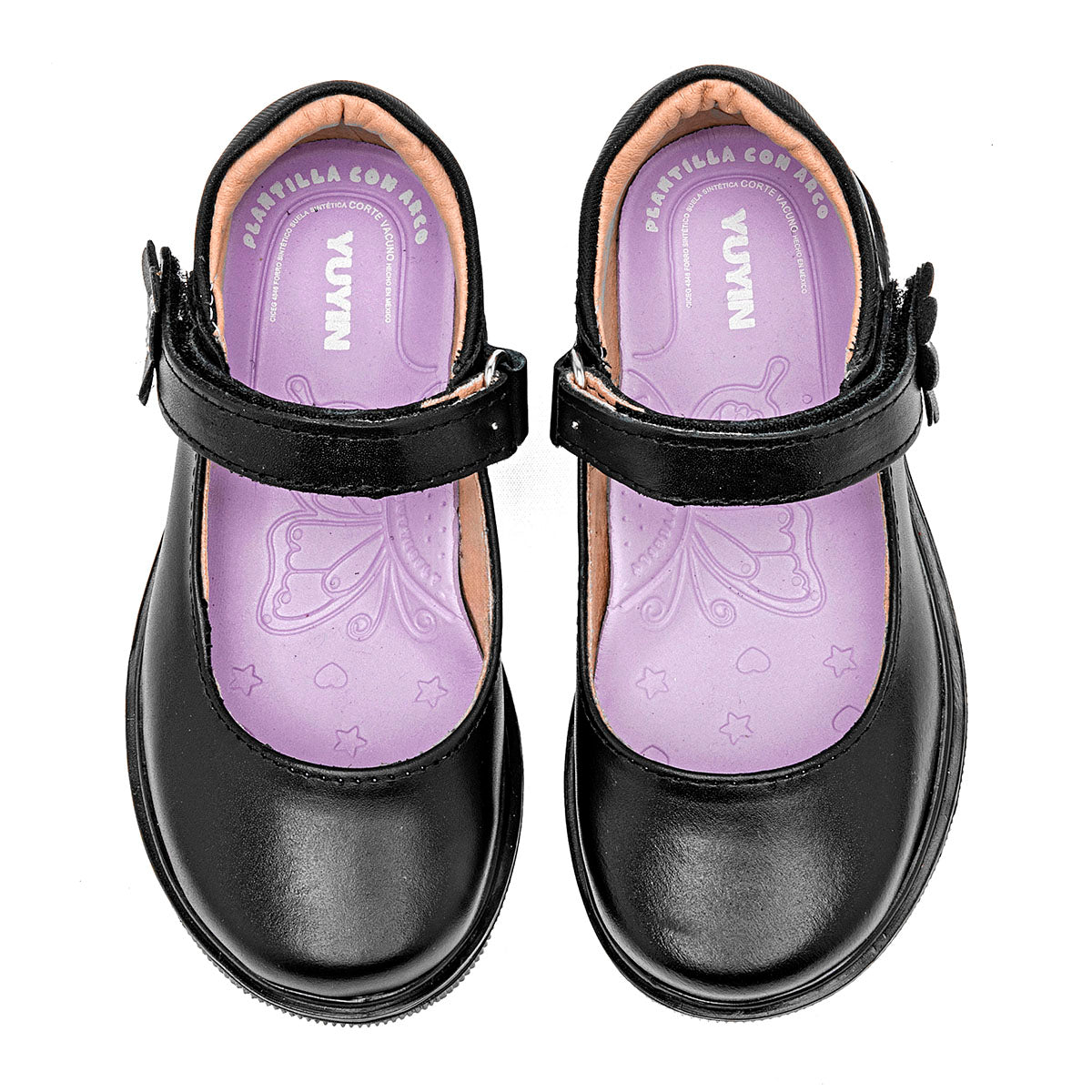 Zapato escolar de piel Yuyin para Niña