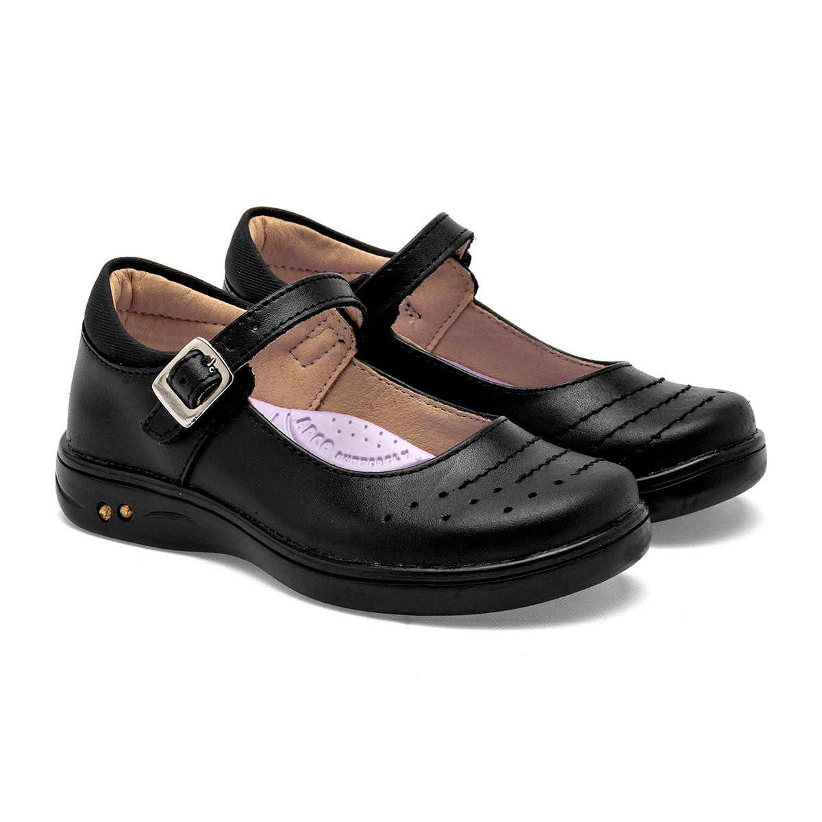 Zapato escolar de piel Yuyin para Niña