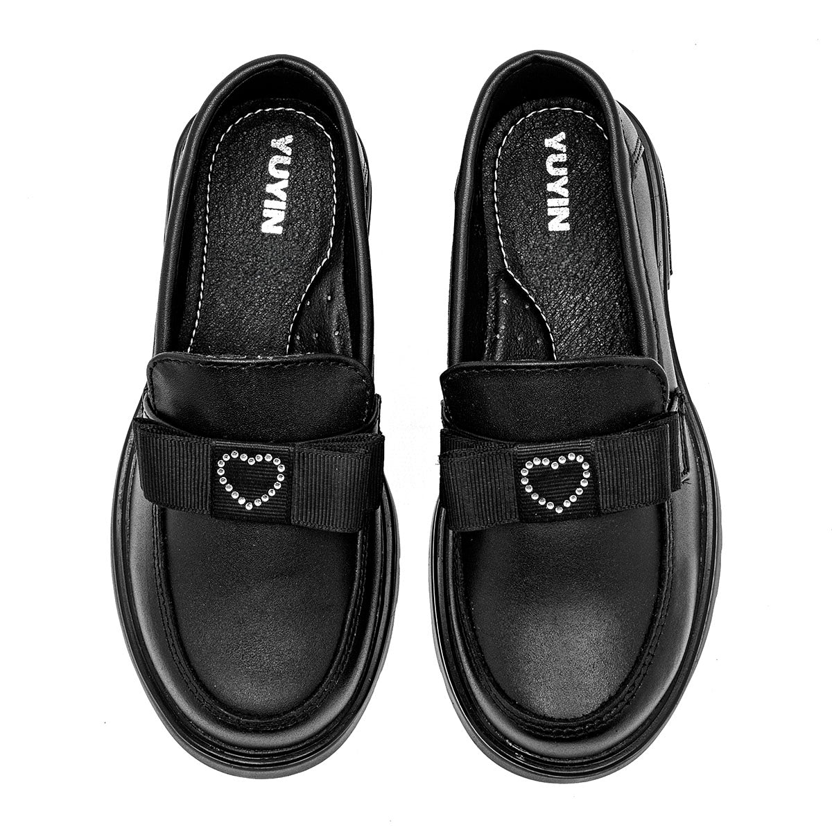 Zapato escolar de piel Yuyin para Niña