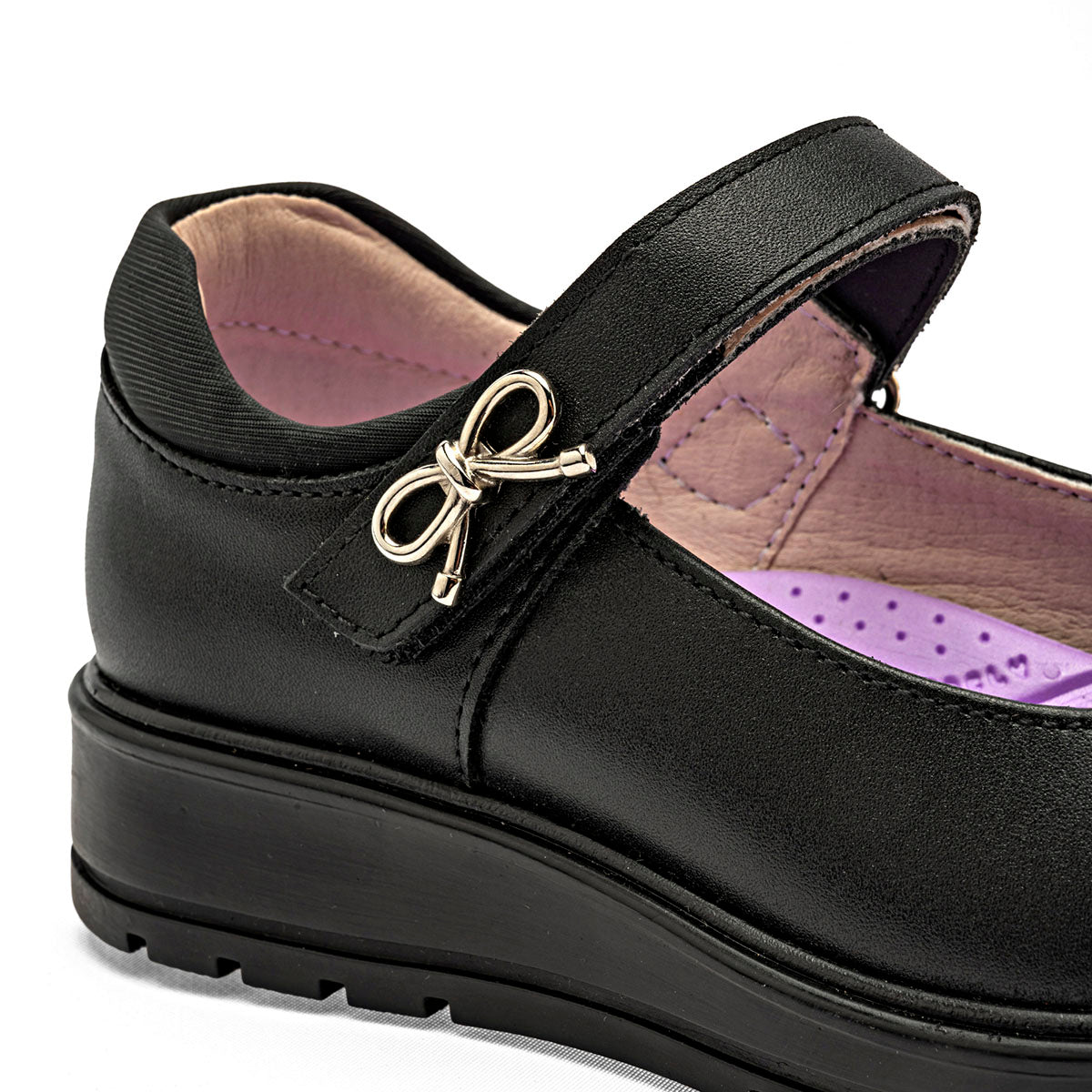 Zapato escolar de piel Yuyin para Niña