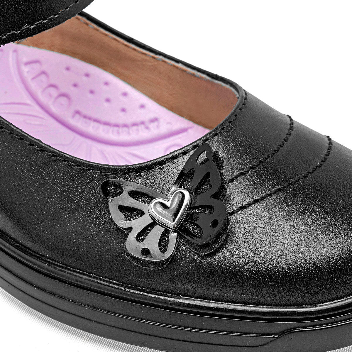 Zapato escolar de piel Yuyin para Niña