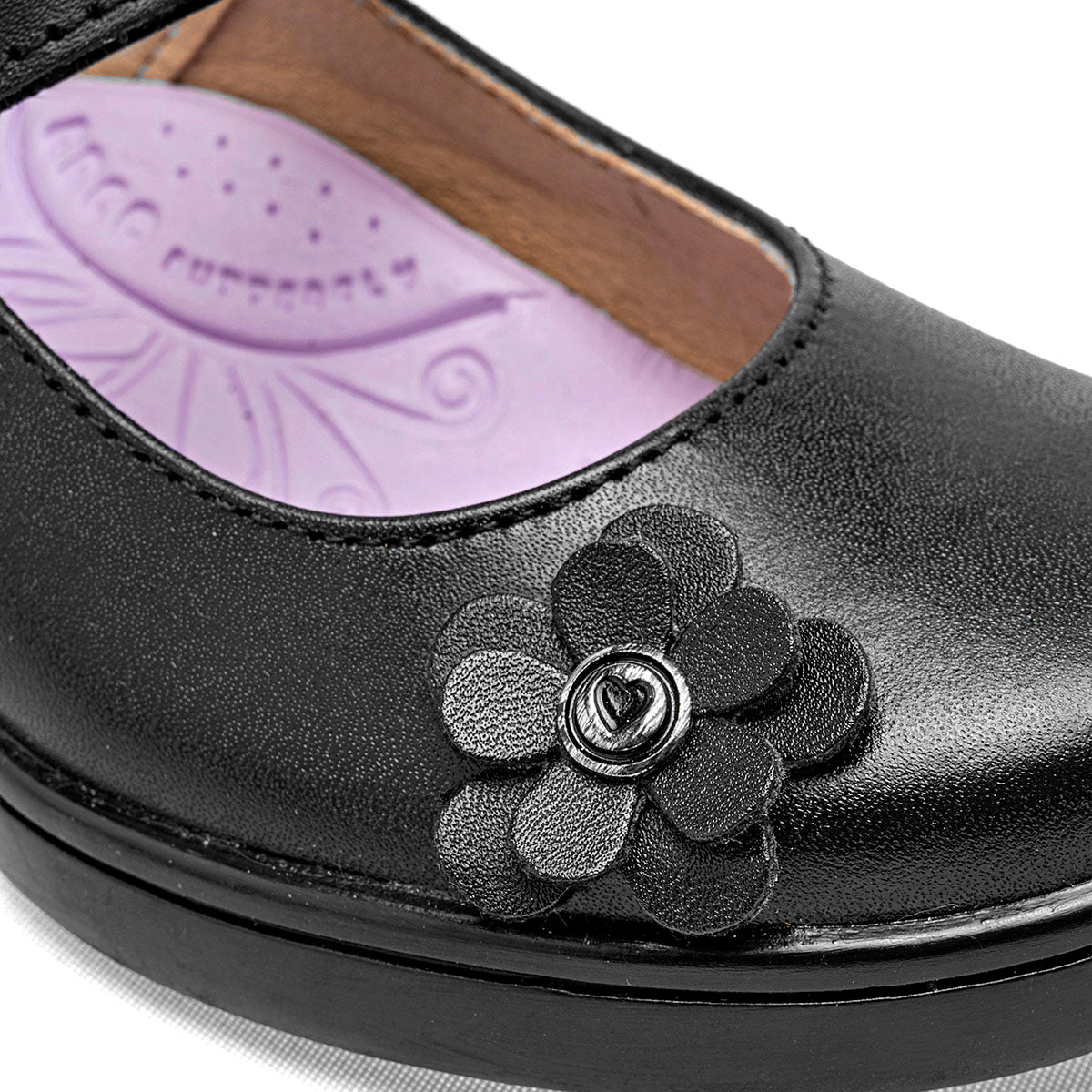 Zapato escolar de piel Yuyin para Niña