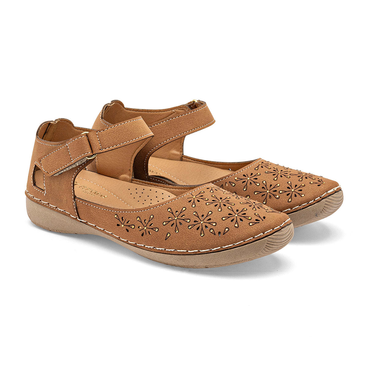 Flat Mora Tierra para Mujer